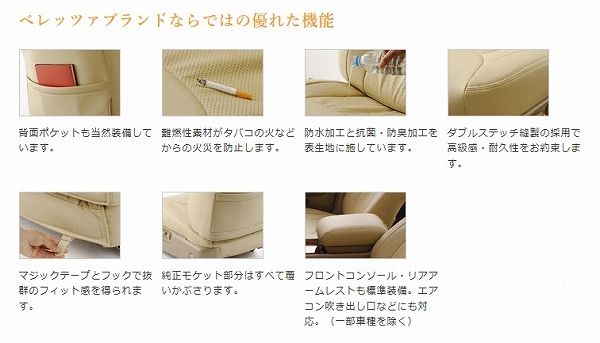 ベレッツァ セダンベーシック シートカバー トヨタ クラウンアスリート ARS210/AWS210/AWS211/GRS210/GRS211/GRS214 選べる6カラー 5238