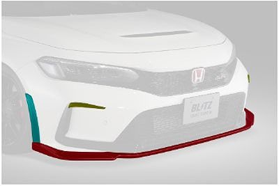 ブリッツ/BLITZ エアロスピードRコンセプト フロントリップスポイラー ホンダ シビックタイプR FL5 K20C 2022年09月〜 未塗装 カーボン(CFRP) 60461_1