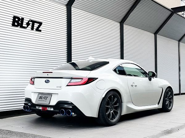 ブリッツ/BLITZ NUR-SPEC CUSTOM EDITION Quad Model マフラー スバル BRZ ZD8 FA24 MT車専用 2021年08月〜 チタンカラー(VSR) 63205V