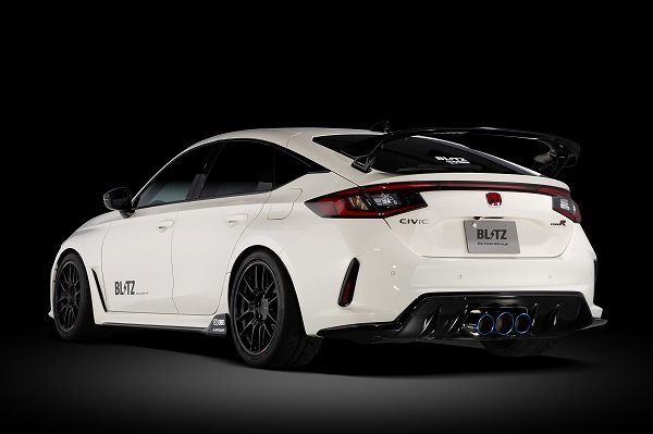 ブリッツ/BLITZ NUR-SPEC CUSTOM EDITION マフラー ホンダ シビックタイプR FL5 K20C 2022年09月〜 チタンカラー(VSR) 63206V
