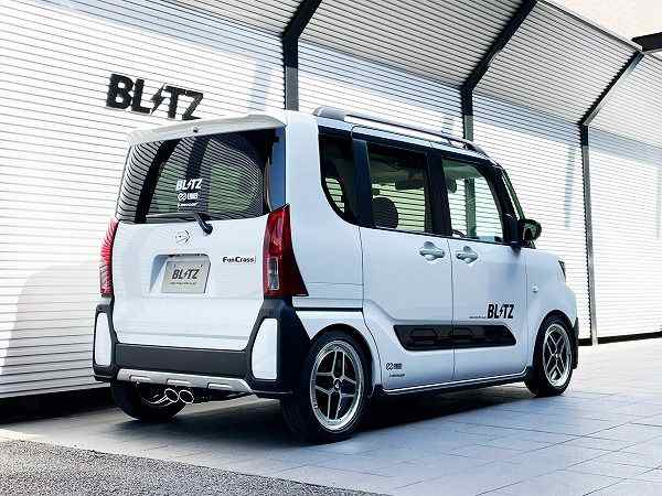 ブリッツ/BLITZ NUR-SPEC CUSTOM EDITION マフラー ダイハツ タントファンクロス LA650S KF 2WD専用ターボ車専用 2022年10月〜 鏡面仕上