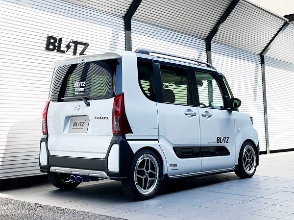 ブリッツ/BLITZ NUR-SPEC CUSTOM EDITION マフラー ダイハツ タントファンクロス LA650S KF 2WD専用,ターボ車専用 2022年10月〜 チタンカラー(VSR) 63582V