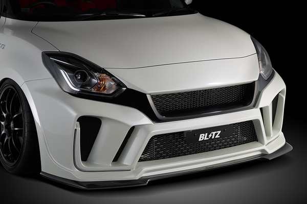 ブリッツ/BLITZ エアロスピードRコンセプト フロントバンパースポイラー スズキ スイフトスポーツ ZC33S K14C 2017年09月〜 未塗装 ラインLED付属 60267の通販は
