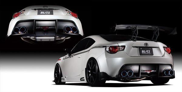 ブリッツ/BLITZ エアロスピードRコンセプト リアディフューザー スバル BRZ ZC6 FA20 MC後装着不可 2012年03月〜2016年07月 未塗装 60155