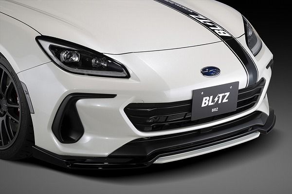 ブリッツ/BLITZ エアロスピードRコンセプト フロントリップスポイラー スバル BRZ ZD8 FA24 2021年08月〜 LED付 60425