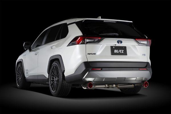 ブリッツ/BLITZ NUR-SPEC CUSTOM EDITION StyleD マフラー トヨタ RAV4ハイブリッド AXAH54 A25A ハイブリッド専用 2019年04月〜 カーボンレッド(CR) 63185Cの通販は