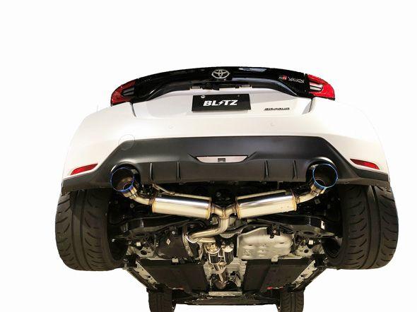 ブリッツ/BLITZ NUR-SPEC CUSTOM EDITION マフラー トヨタ GRヤリス GXPA16 G16E-GTS RZ専用 2020年09月〜 チタンカラー(VSR) 63196V