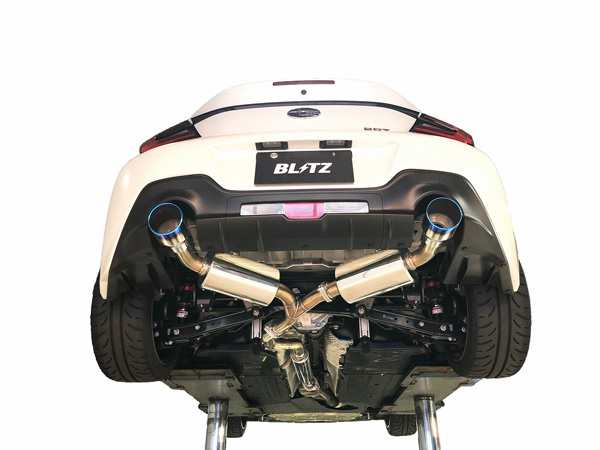 ブリッツ/BLITZ NUR-SPEC CUSTOM EDITION StyleD マフラー スバル BRZ ZD8 FA24 MT/AT共通S/R共通 2021年08月〜 チタンカラー(VSR) 6319