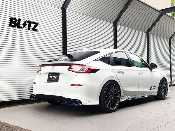 ブリッツ/BLITZ NUR-SPEC CUSTOM EDITION マフラー ホンダ シビック FL1 L15C MTCVT共通 2021年09月〜 チタンカラー(VSR) 63200Vの通販は