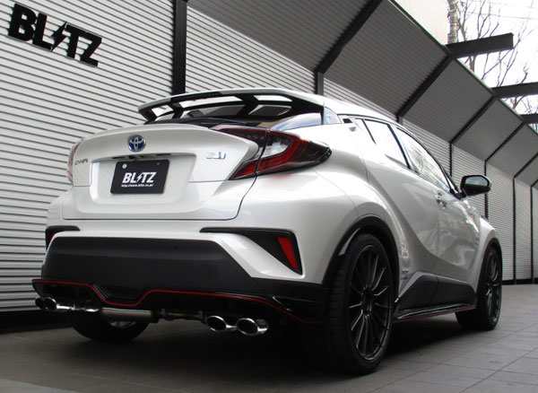 ブリッツ/BLITZ NUR-SPEC VS Quad Model マフラー 63535 トヨタ C-HRハイブリッド GR SPORT ZYX11 2ZR 2019年10月〜の通販は