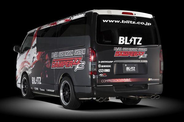 ブリッツ/BLITZ NUR-SPEC CUSTOM EDITION Quad Model マフラー トヨタ ハイエース 鏡面仕上げ(VS) 63550