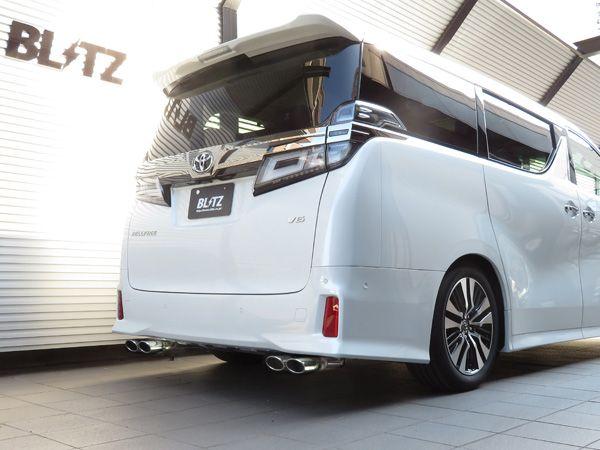 ブリッツ/BLITZ NUR-SPEC VS Quad Model マフラー トヨタ ヴェルファイア GGH30W 2GR-FKS MC後専用,ZG/Exective Lounge Z専用 2018年01月〜2019年12月 63553