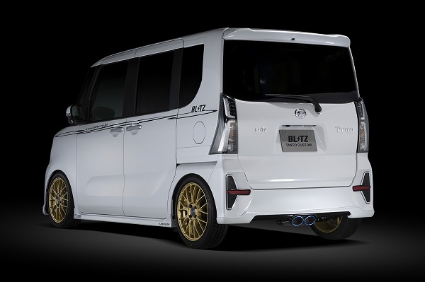ブリッツ/BLITZ NUR-SPEC CUSTOM EDITION マフラー ダイハツ タントカスタム LA650S KF(Turbo) 2WD 2019年07月〜 チタンカラー(VSR) 63560V