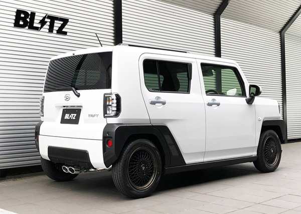 ブリッツ/BLITZ NUR-SPEC CUSTOM EDITION マフラー ダイハツ タフト LA900S KF(Turbo) 2WD専用ターボ車専用 2020年06月〜 鏡面仕上げ(VS