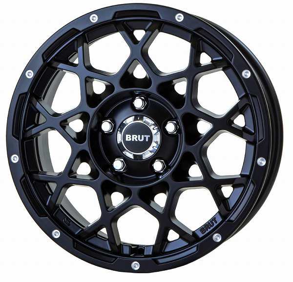 BRUT BR-55 ホイール ミルドサティンブラック 17インチ×7.5J ＋40 5H127