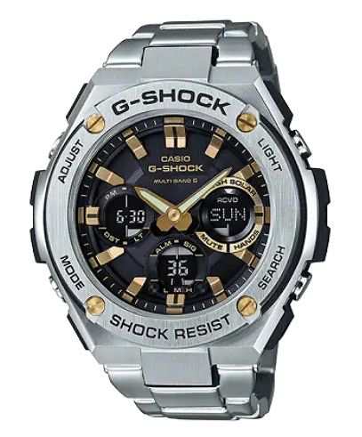 カシオ/CASIO G-SHOCK G-STEEL GST-W100シリーズ 腕時計 【国内正規品】 GST-W110D-1A9JF