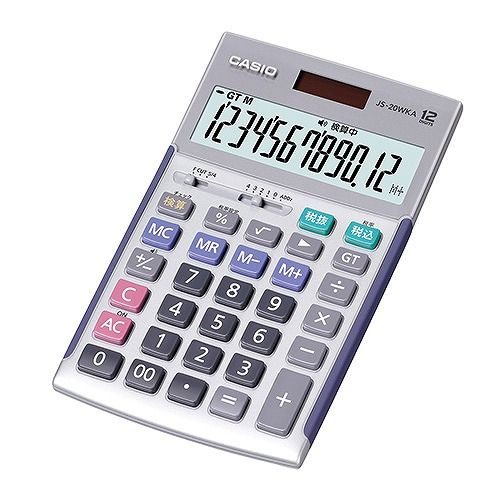 CASIO(カシオ) 電卓 JS-20WKA-SR-N(42740)
