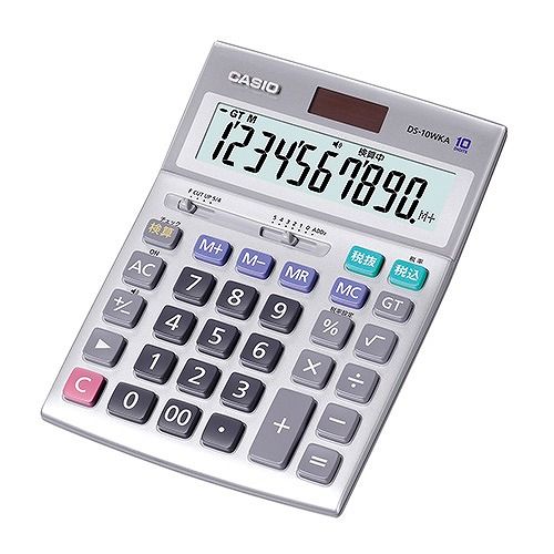 CASIO(カシオ) 電卓 DS-10WKA-N(42738)