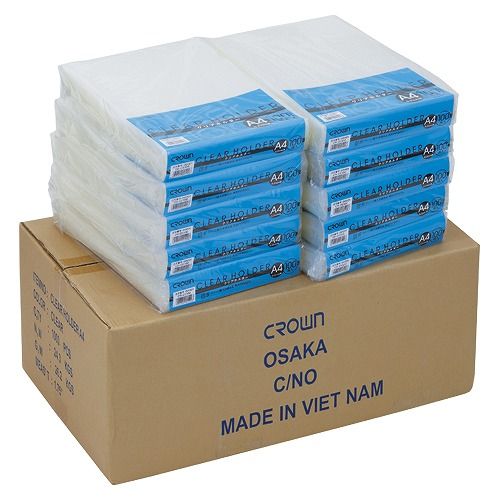 クラウン クリアホルダー A4 入数：1箱(1000枚) CR-CE100X10(00257)