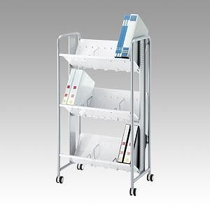 林製作所(Hayashi) 重量型ブックラックワゴン 3段 YS-41(74530)