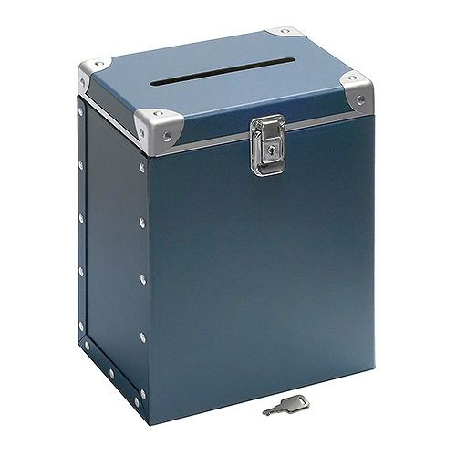 コレクト 投票ボックス 紺 パスコ製 M-512-BL(43012)