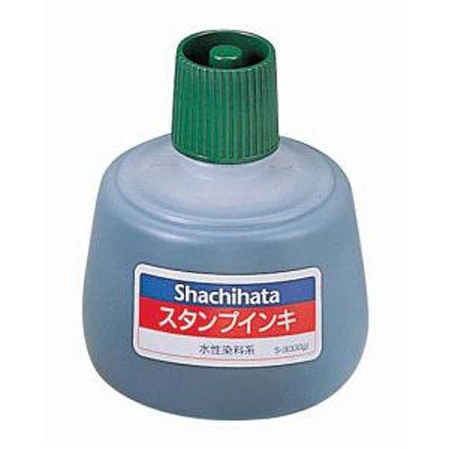 シヤチハタ スタンプインキ 緑 大 ゾルスタンプ台専用 S-3(01032)