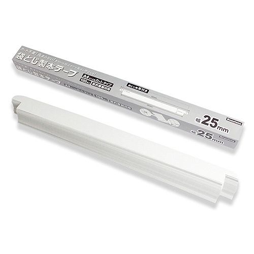 ビュートン 袋とじ製本テープ 25mm幅 契約書割印用 入数：1箱(100枚) FS25-A4-W100(19283)