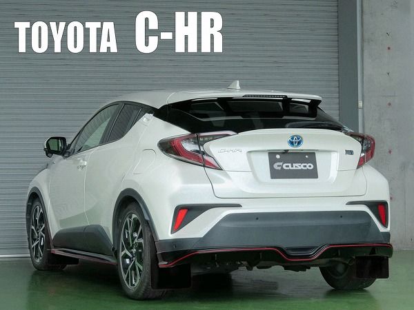 クスコ 4×4 STYLE シールドフラップ フロント トヨタ C-HR NGX10/NGX50/ZYX10/ZYX11 ブラック 1A7 851 FB_1