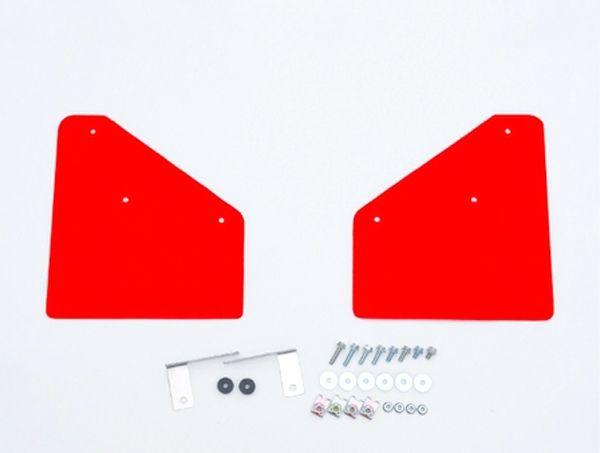 クスコ 4×4 STYLE シールドフラップ フロント トヨタ RAV4 AXAH52, AXAH54, MXAA52, MXAA54 レッド 1C4 851 FRの通販は