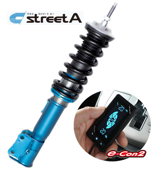 クスコ street A 車高調整サスペンションキット【e-con2セット】 トヨタ アルファード ハイブリッド ATH10W 2AZ-FXE 4WD 2400cc 2003年07月〜2008年04月 入数：1台分 911 62J CB＋00B 60J 1214
