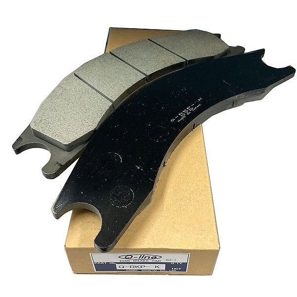Q-LINE ブレーキパッド フロント コベルコ建機 RK250 EZ3 入数：2セット(4枚) Q-RKP-1K×2