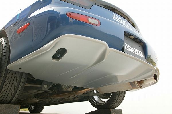 ダムド/DAMD リアフラットボトムディフューザー マツダ RX-7 未塗装品素地