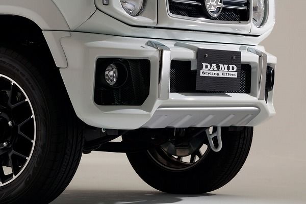 ダムド/DAMD little G. フロントバンパー スズキ ジムニー JB64 2018年07月〜 未塗装品素地