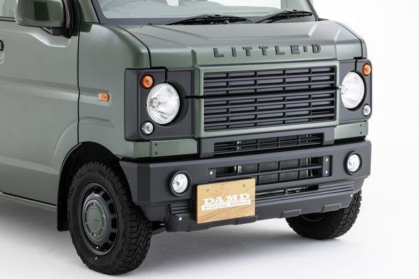 ダムド/DAMD little D. フェイスチェンジキット スズキ エブリィ/エブリィワゴン DA17V/DA17W 2015年02月〜 未塗装品素地 純正LEDヘッドランプ装着車用の通販は