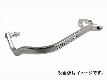 2輪 ZETA アーマーハンドガード ベンド SXハンドルバー用(28.6mm) チタンカラー ZE72-0103 JAN：4547836047367