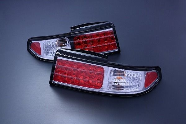 D-MAX LEDテールランプ 日産 シルビア S14 前期・後期 クローム 3点セット DML2S148T2_1