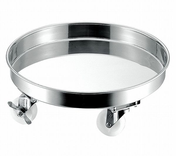 大屋製作所 クローバー 18-8 寸胴用運搬台車 33cm用 ナイロンキャスター 0029620の通販は 12,760円
