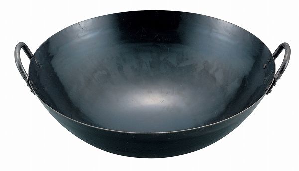 山田工業所 鉄 打出四川鍋 45cm 0103300