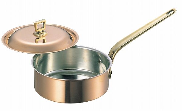 和田助製作所(Wadasuke) SW 銅 浅型片手鍋 21cm 蓋付 0151700の通販は