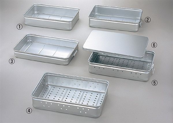 中尾アルミ製作所 アルマイト キングボックス 番重 中 手付パンチング 0311900の通販は 13,306円