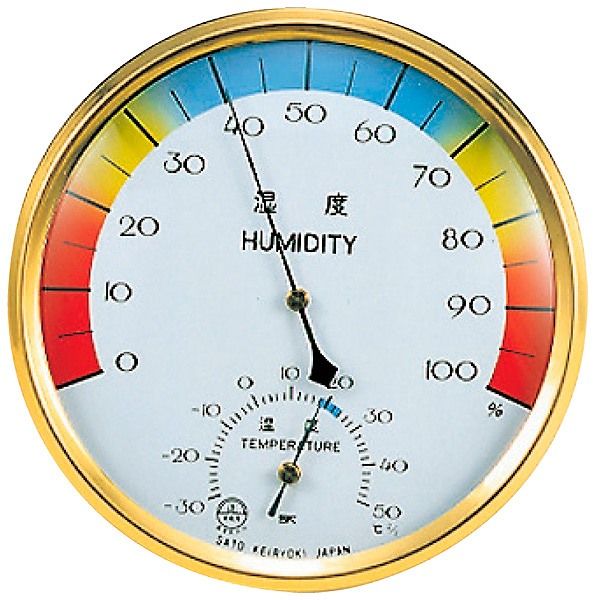 佐藤計量器(SATO) メロディー 温湿度計 φ150 0406900の通販は 5,598円