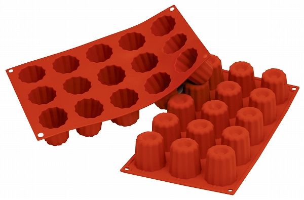 silikomart(シリコマート) シリコンフレックス ミディアムカヌレ 15個取 SF059(0558400)の通販は 4,705円