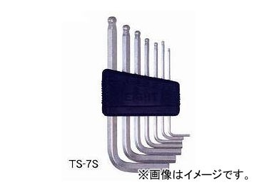 エイト/EIGHT テーパーヘッド(R) 六角棒スパナ プラスチックホルダー セット 標準寸法 ミリ(ブリスターパック) TS-7S 7本組の通販は