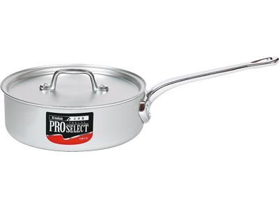 プロセレクト アルミ浅片手鍋 27cm 目盛付 (072114-027)の通販は