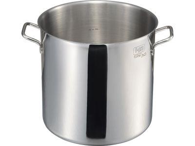 パワーデンジ ＳＡパワー・デンジ アルファ 半寸胴鍋／４５ｃｍ（蓋無）目盛付 SAパワー・デンジ アルファ 寸胴鍋 (蓋無)目盛付 TKG 容量71L 呼び寸法