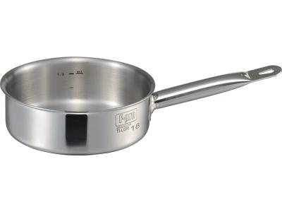 MTI IH F-PRO 浅型片手鍋 3.6L 目盛付 蓋無 (004788-024)の通販は 7,022円