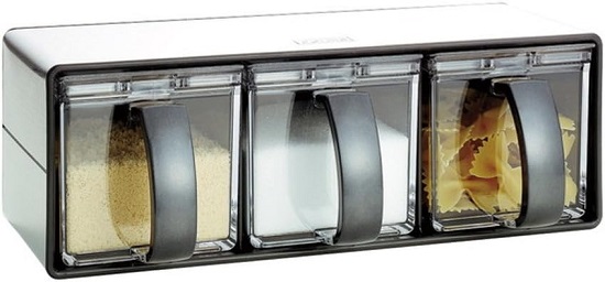 Nフォルマ ステンレス調味料ケース 3列 (041188-003)の通販は 5,970円