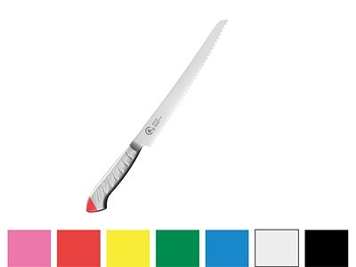龍治 ステンカラー パンスライサー ホワイト 23cm RYS-24W(040305-006)