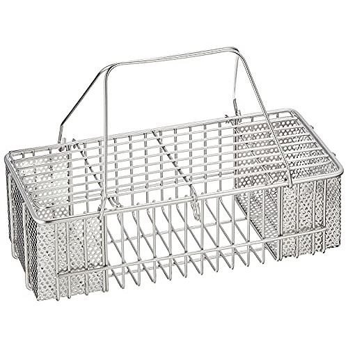 18-8 箸消毒篭 中 テーパー無・パンチング板張 (026133-008)