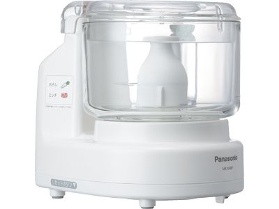 パナソニック(Panasonic) フードプロセッサー 最大容量500g プラスチック容器 MK-K32-W(013902-008)